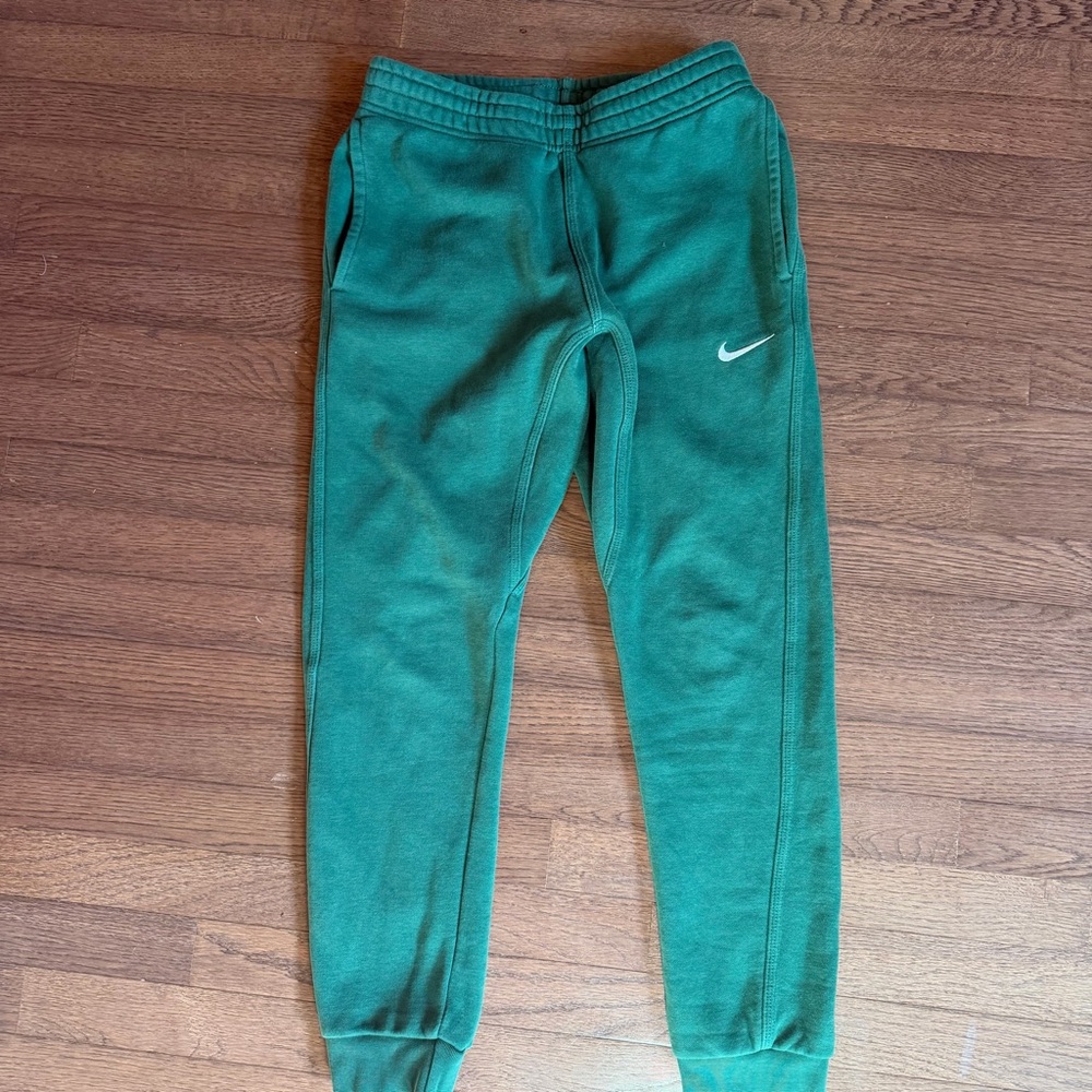 Nike Men’s Fleece Green Joggers